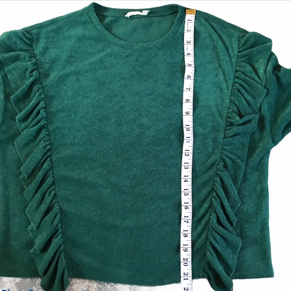 Chloe & Katie Green terry cloth long sleeve - Picture 4 of 8